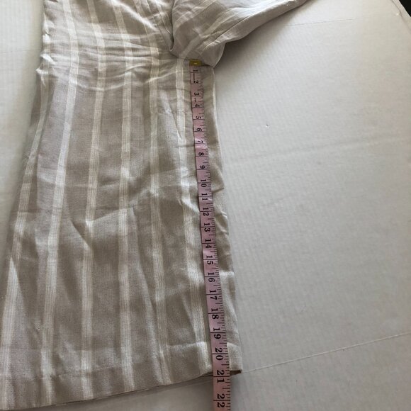 Ted Baker Dacey Women’s Striped Jumpsuit Ted Size 1 = US 4 Being Linen Blend - Picture 13 of 16